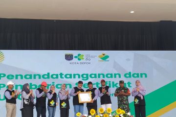 Kota Depok capai UHC dengan 96,47 persen kepesertaan JKN