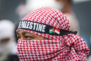 Aksi damai untuk Palestina