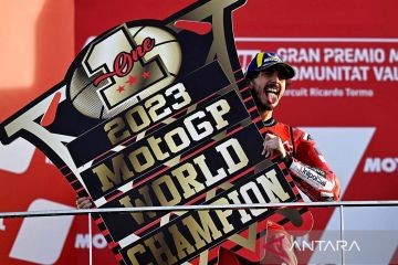 Francesco Bagnaia rebut titel juara dunia MotoGP 2023