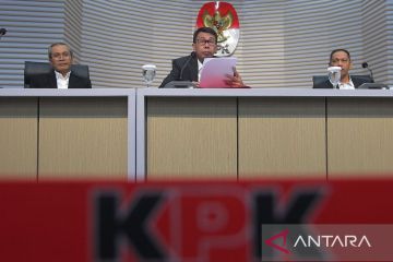 Keterangan pers perdana pimpinan baru KPK
