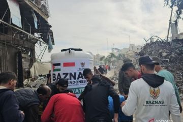 BAZNAS RI berikan bantuan air bersih untuk warga Palestina