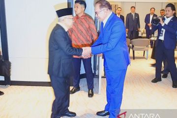 Wapres sebut Presiden Jokowi dan PM Anwar kencang bela Palestina