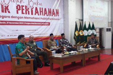 Juru bicara Menhan beri literasi pertahanan ke pesantren