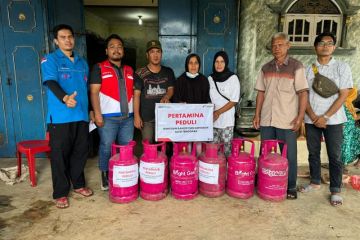 Pertamina salurkan bantuan dexlite-bright gas bagi korban banjir Aceh