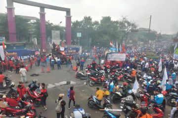 800 personel dikerahkan untuk amankan aksi buruh di Tangerang