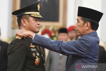 Presiden lantik Kepala Staf TNI Angkatan Darat