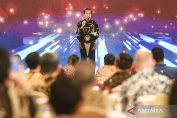 Presiden Jokowi hadiri Pertemuan Tahunan Bank Indonesia