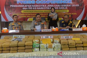 FOTO - Gagalkan peredaran narkotika jaringan Malaysia-Aceh