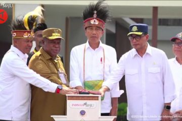 Jokowi resmikan operasional dua bandara di Bumi Cenderawasih