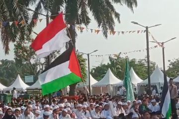 Kirab santri dan doa bersama wujudkan pemilu damai di Kota Tangerang