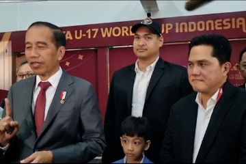 Presiden Jokowi puji perjuangan mati-matian Timnas Indonesia U-17
