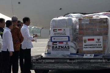 Jokowi lepas bantuan tahap dua untuk rakyat Palestina