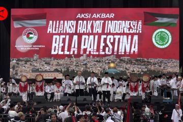 Masyarakat Indonesia tegaskan solidaritas lewat Aksi Bela Palestina