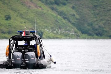 Ditpolair Sumut kawal 41 pembalap jetski Aquabike lintasi Danau Toba
