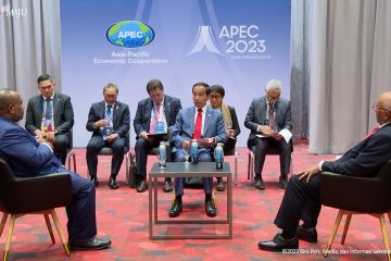 Jokowi bertemu PM Papua Nugini hingga Presiden Peru di sela KTT APEC
