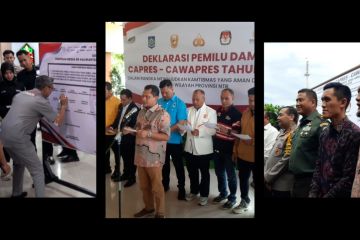 Kalimantan Tengah dan NTB deklarasi kawal pemilu