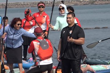 Menpora RI lepas 17 atlet berlaga di kejuaraan dunia stand up paddle