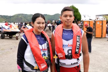 Pembalap jetski muda Indonesia akui pentingnya jaga ketahanan tubuh
