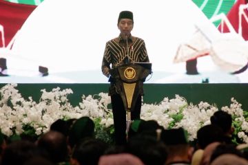 Pesan Presiden Jokowi saat buka kongres HMI di Kalimantan Barat