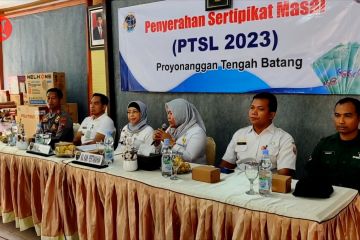 Program PTSL, 229 sertifikat di Batang rampung dalam 45 hari