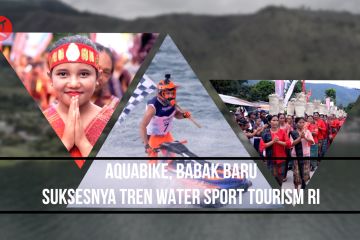 Aquabike, babak baru suksesnya tren water sport tourism RI