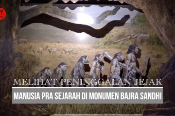 Melihat peninggalan jejak manusia pra sejarah di Monumen Bajra Sandhi