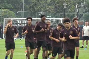 Timnas Jerman U-17 nantikan hadapi Spanyol di hadapan ribuan penonton