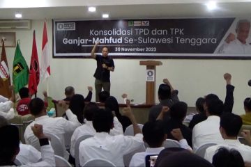 TPD Ganjar-Mahfud Sultra targetkan menangkan suara dalam satu putaran