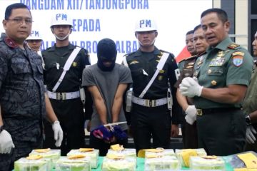 Yonarmed Bradjamusti Kostrad gagalkan penyelundupan 10,6 kg sabu