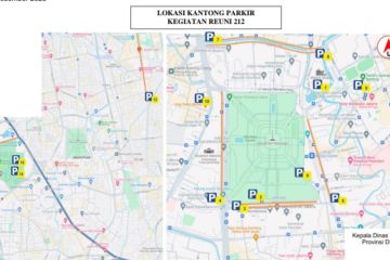 Dishub DKI sediakan 18 lokasi parkir saat Munajat Kubro di Monas