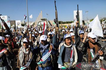 Houthi rekrut pejuang baru untuk bantu Palestina