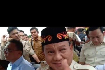 Kampanye di Banten Prabowo ziarah ke makam Sultan Maulana Hasanuddin