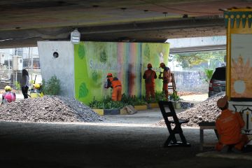 Penataan di kolong flyover Grogol capai 75 persen