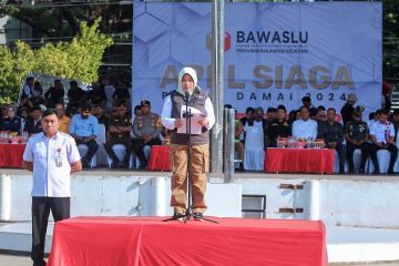 Bawaslu Sulsel apel siaga pengawasan hadapi tahapan Pemilu 2024