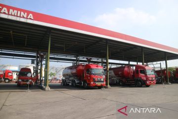 Pertamina meningkatkan stok BBM 15 persen di Madiun natal-tahun baru