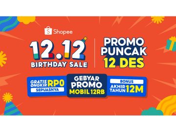 Puncak Shopee 12.12 Birthday Sale hadirkan promo bombastis