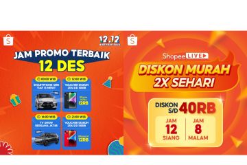 Inilah rangkaian promo puncak Shopee 12.12 Birthday Sale