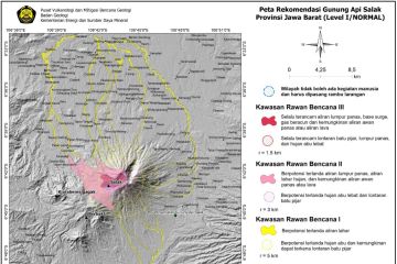 PVMBG catat peningkatan gempa tektonik lokal di Gunung Salak