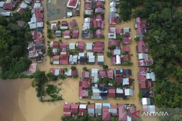 Banjir kembali merendam permukiman di Aceh Barat