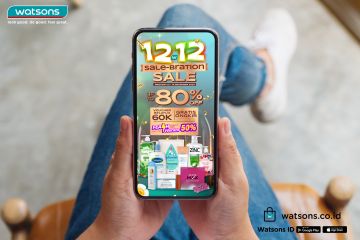 Watsons ramaikan Harbolnas 12.12 dengan program "Sale-bration Sale"