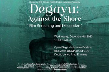 Film "Degayu: Against the Shore" curi perhatian di COP28 Dubai