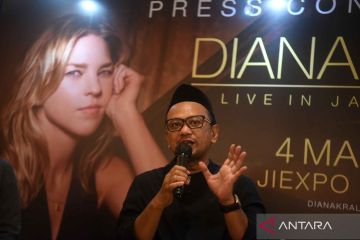 Diana Krall rencana akan konser tunggal di Jakarta