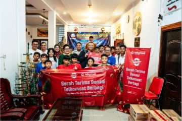Jelang Natal 2023, Telkomsat Selenggarakan CSR di Panti Asuhan Yayasan Bhakti Kasih Abba