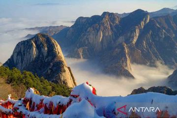 Keindahan Gunung Huashan di Provinsi Shaanxi