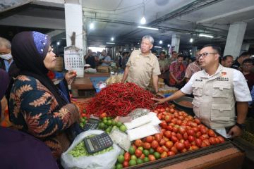 Satgas Polri pantau harga pasar di Medan jelang Natal 