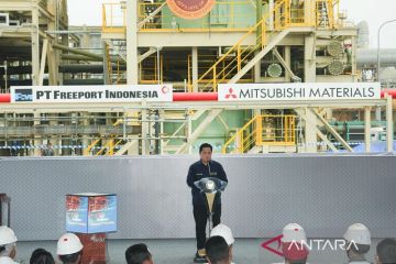 Erick Thohir: Peresmian smelter Gresik bukti keseriusan hilirisasi