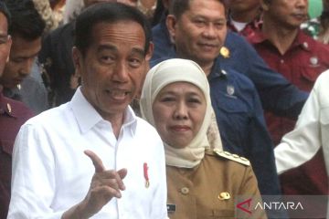 Presiden Joko Widodo resmikan Pasar Induk Among