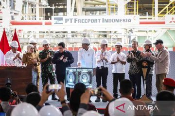 Presiden Jokowi resmikan ekspansi PT Smelting di Gresik