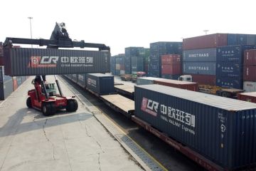 Tianjin di China luncurkan kereta barang untuk NEV ke Eropa