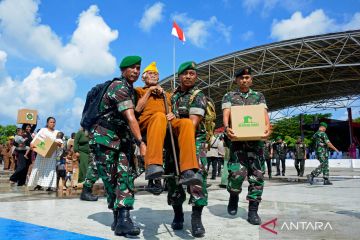 Peringatan Hari Juang TNI AD di Makassar